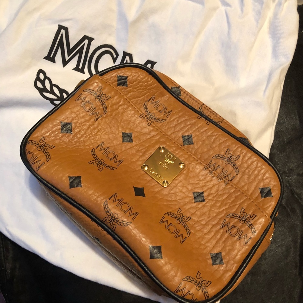 Authentic MCM crossbody/wristlet
